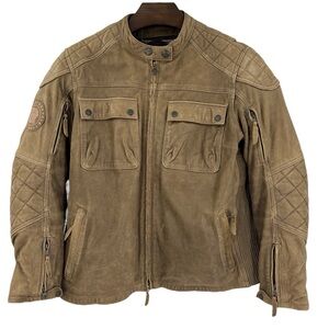 Genuine Indian Motorcycle Women’s/Men’s Benjamin Leather Jacket, XL 286371902